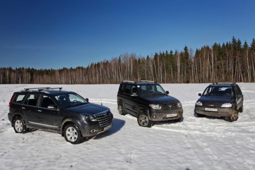 Тест УАЗ Патриот, Great Wall Hover и Chevrolet Niva