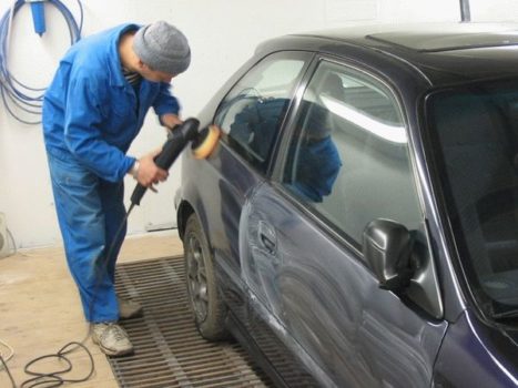 Полировка лака после покраски авто Полировка лака после покраски авто